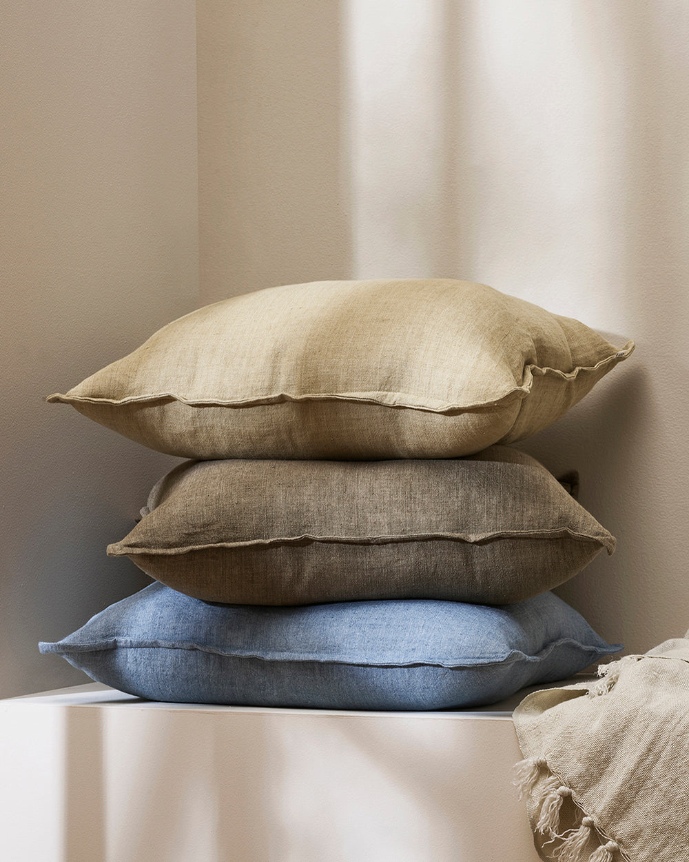 Cassia Cushion - Chambray 55 x 55cm