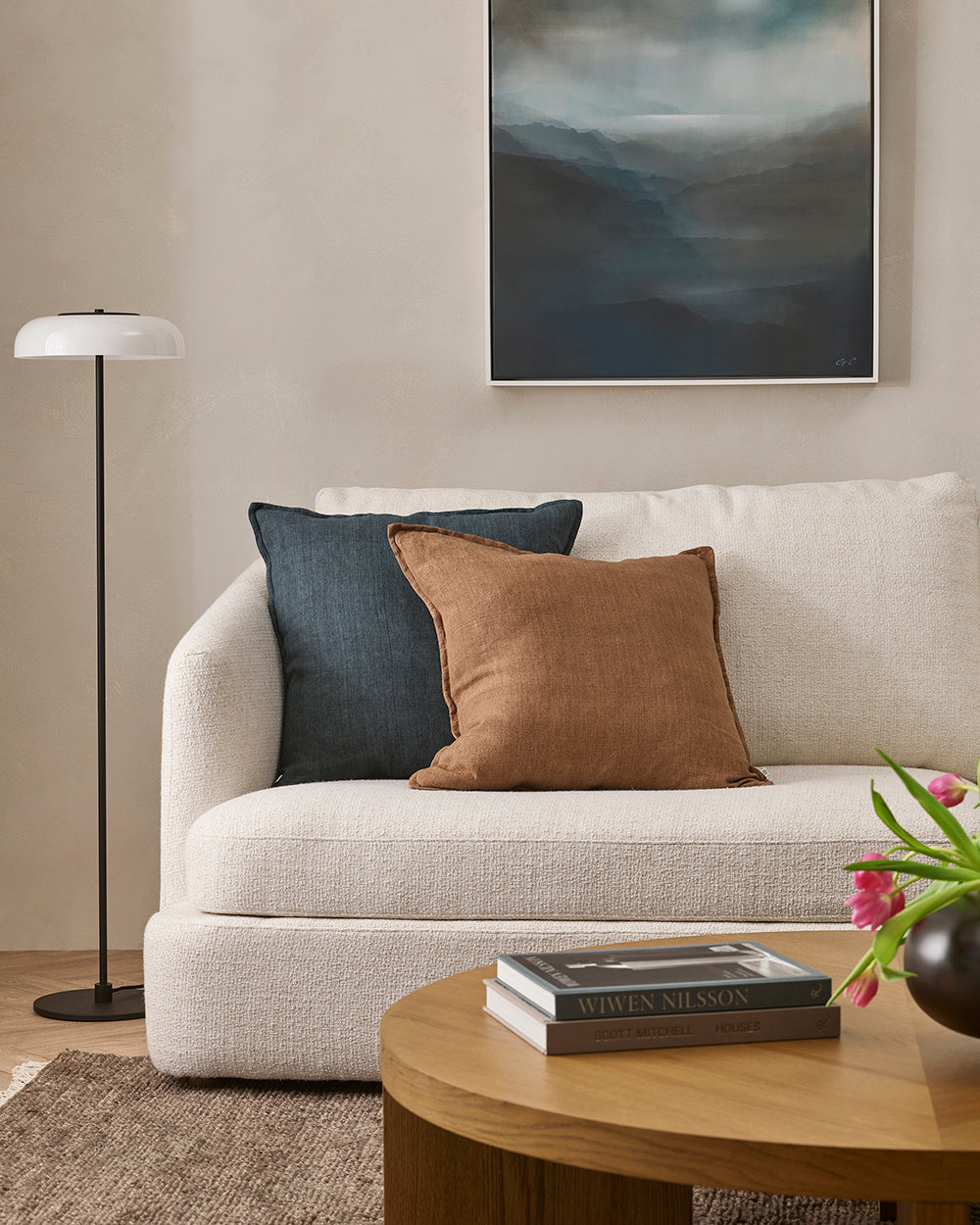 Cassia Cushion - Chestnut 55 x 55cm