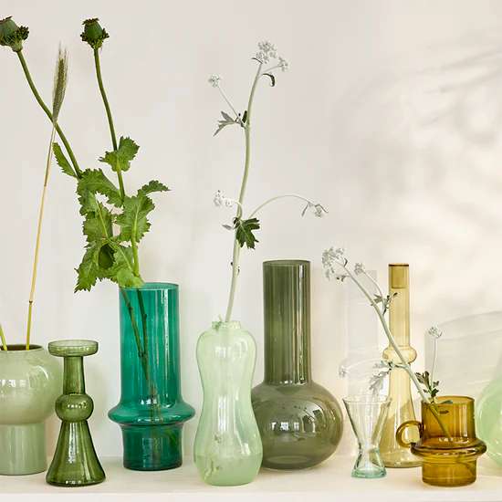 Collo Vase - Sage Rodwell and Astor wedding gifts brunswick glassware blown glass