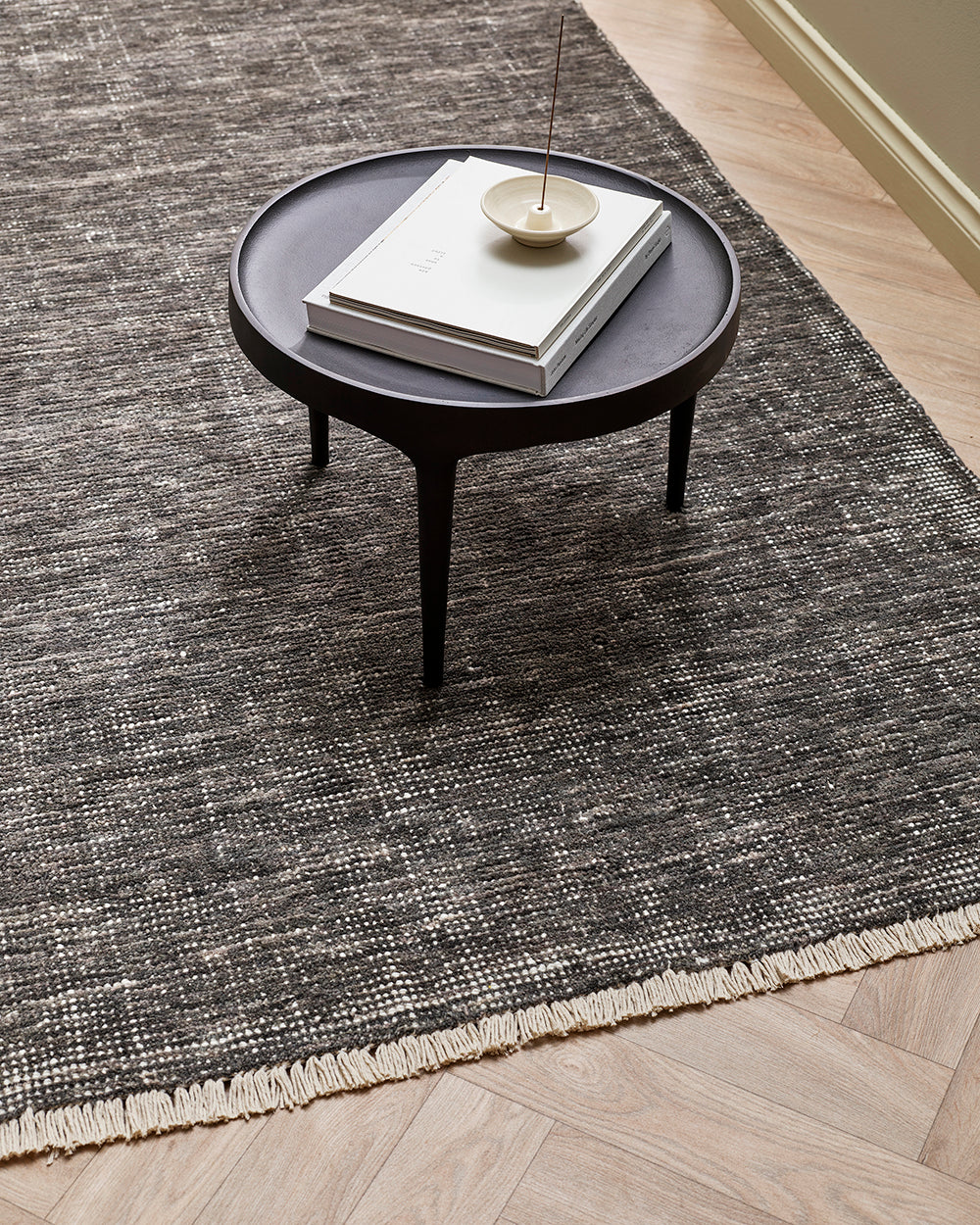 Corbett Handloomed Wool Rug - Peat