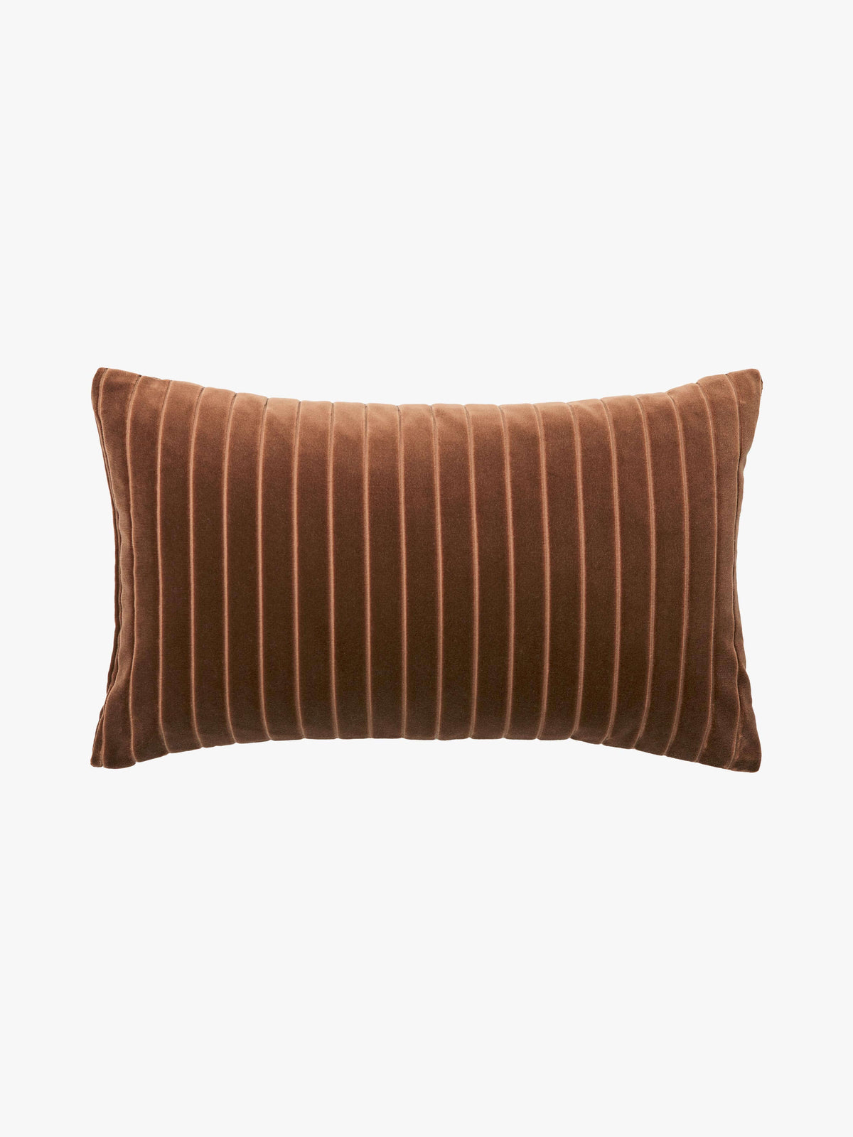 Easton Maple Velvet Mini Cushion 30 x 50cm – studio front | Rodwell & Astor