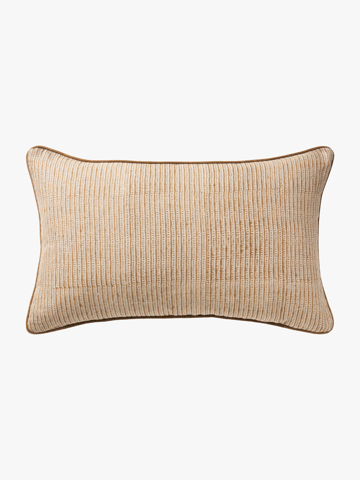 Lottie Bronze Reversible Linen Cushion 65 x 40cm – studio reverse | Rodwell & Astor