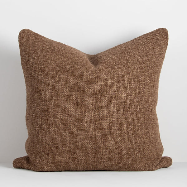 BAYA Cyprian Euro Cushion - Cocoa 60 x 60cm