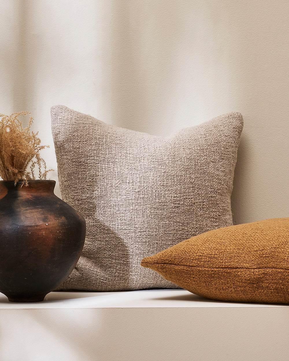 Cyprian Cushion - Pebble - 50 x 50cm Rodwell and Astor