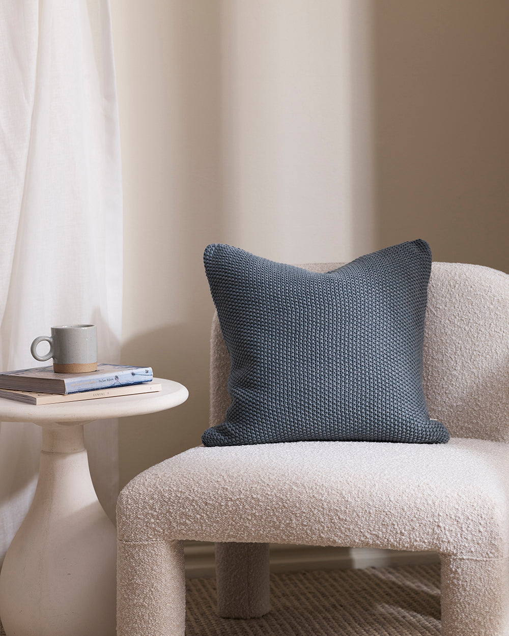 BAYA Devon Cushion - Slate Rodwell and Astor