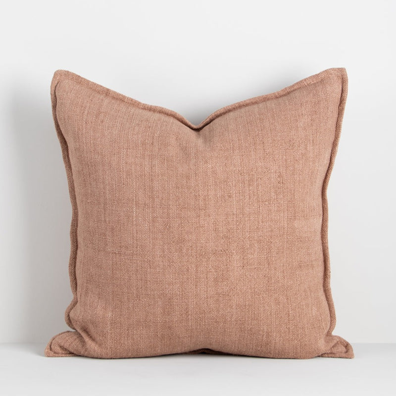 Flaxmill Linen Cushion - Clay