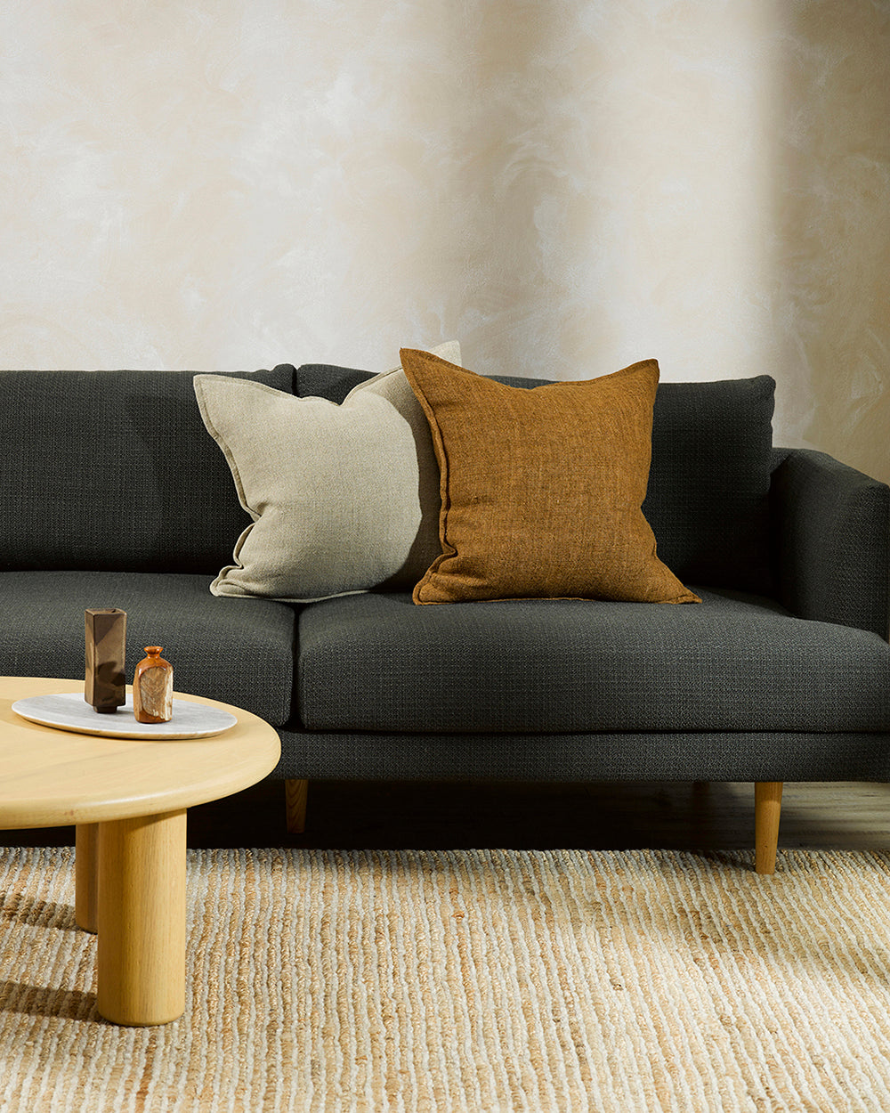 Flaxmill Cushion - Pecan