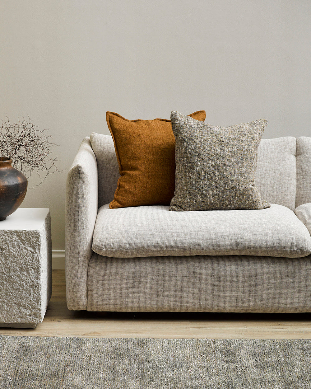 Flaxmill Cushion - Pecan