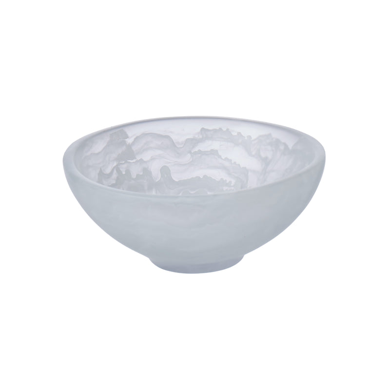Aerial Resin Serving Bowl - Small - White
