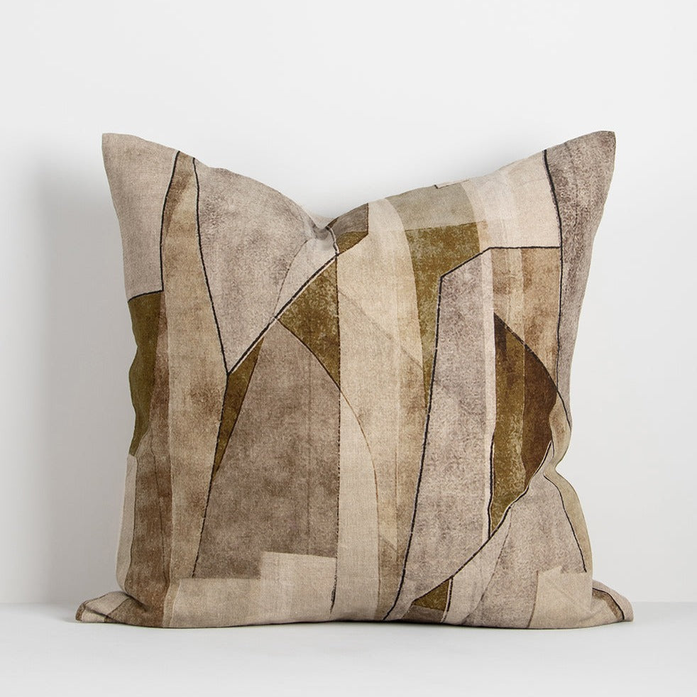BAYA Grove Cushion - Olive at Rodwell nad Astor