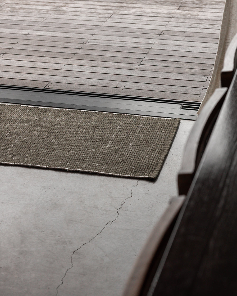 Lonsdale Door Mat - 100% Recycled PET - Olive 60 x 100
