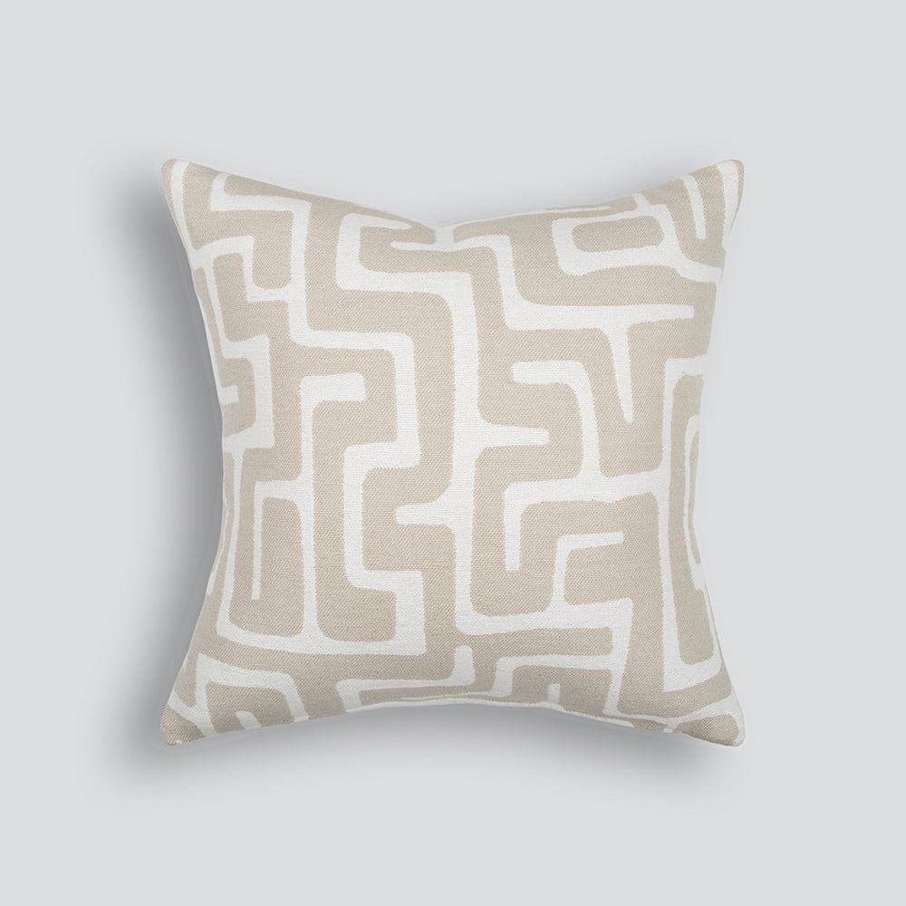 Luxor Cushion - Natural/Ecru
