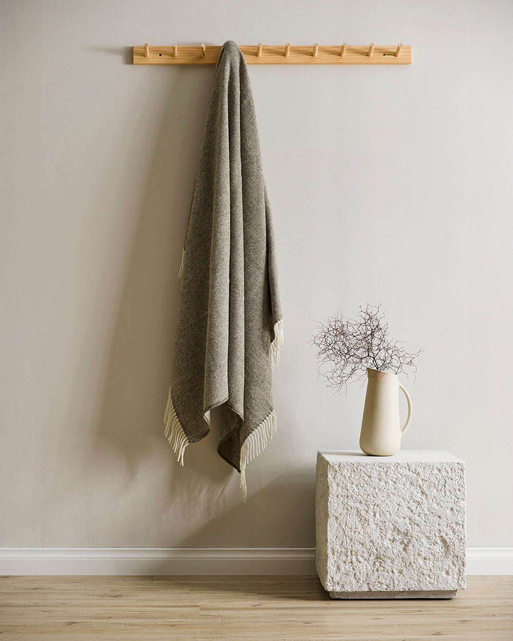 Martinborough NZ Wool Throw 150 x 180 - Olive 
