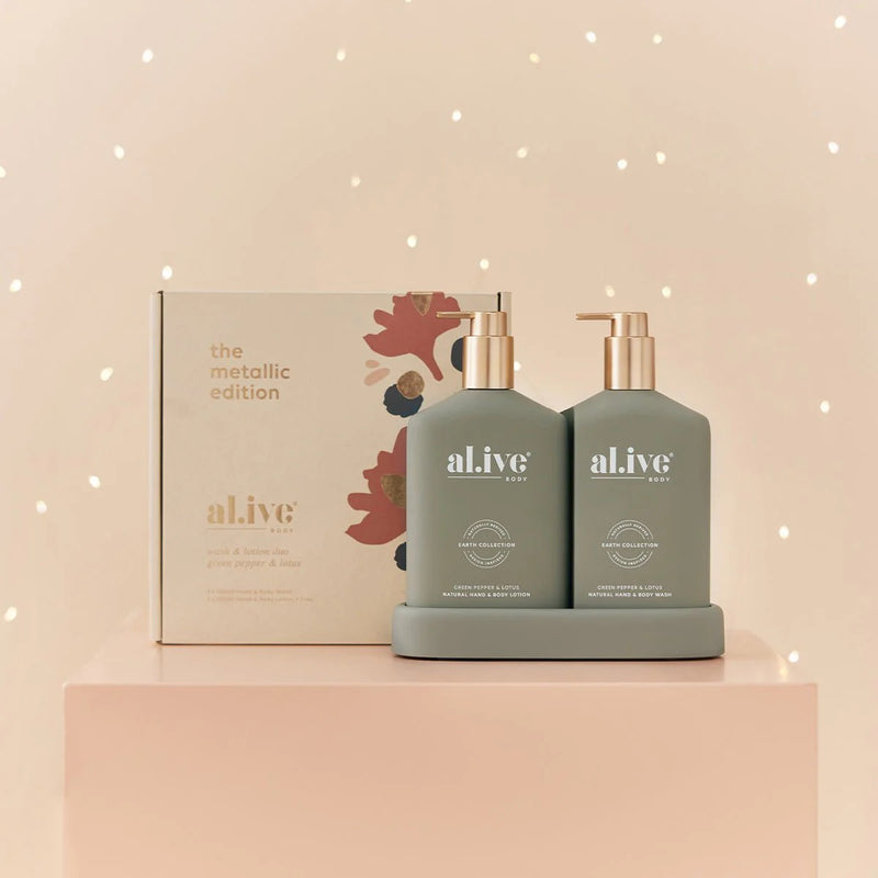 al.ive Limited Edition Christmas Duo - Green Pepper & Lotus