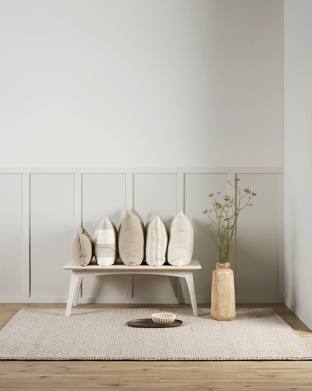 Oscar Cushion - Natural - 50 x 50cm | OLLO