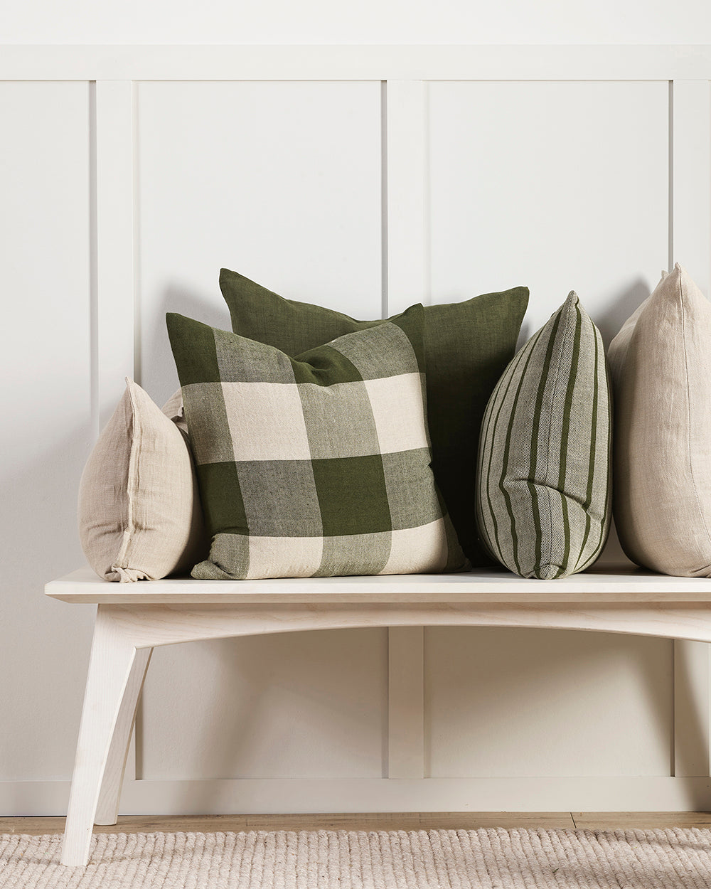 Oscar Cushion - Olive - 50 x 50cm | OLLO