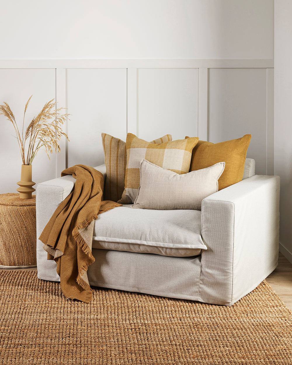 Oscar Cushion - Toffee - 50 x 50cm | OLLO