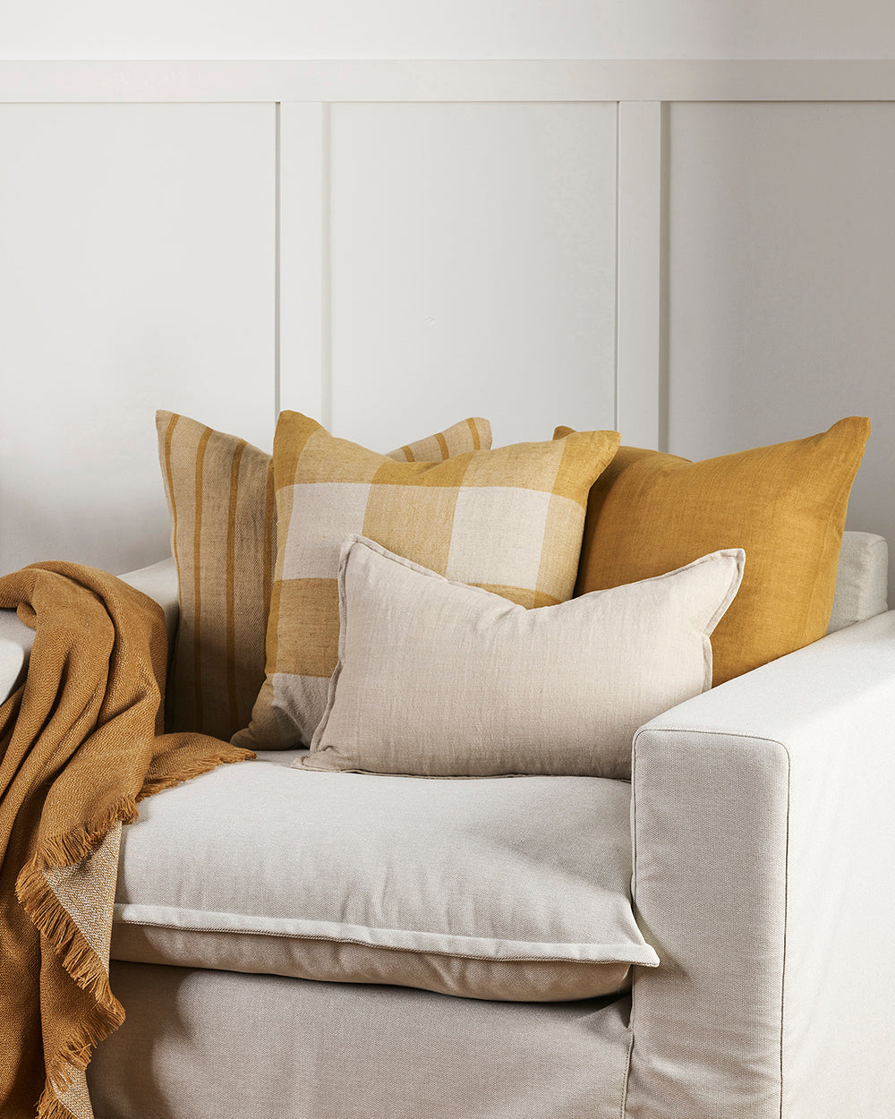 Oscar Cushion - Toffee - 50 x 50cm | OLLO
