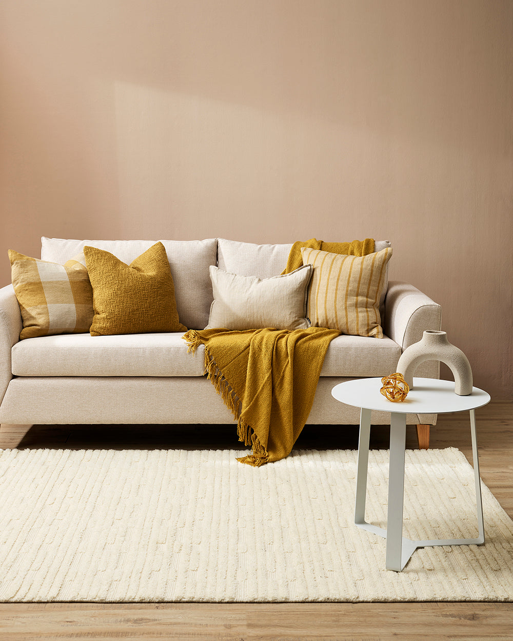 Oscar Cushion - Toffee - 50 x 50cm | OLLO