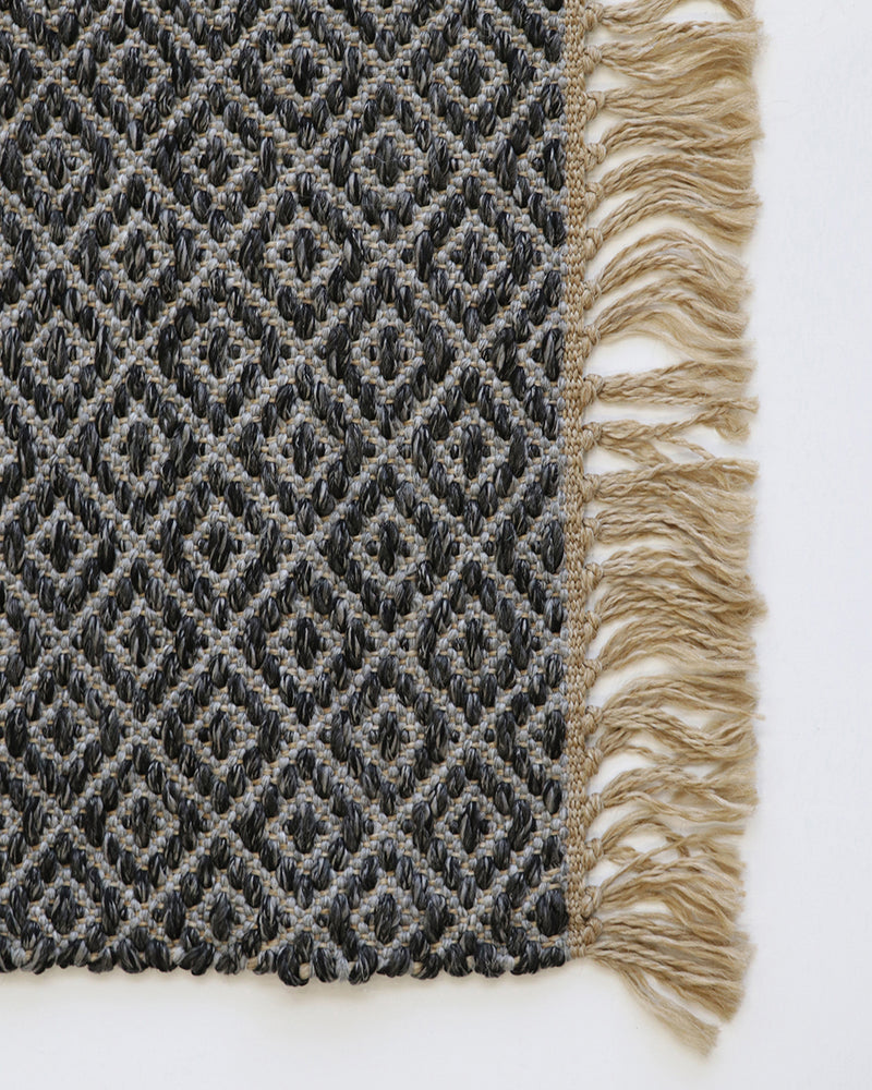 Reef Indoor Outdoor Rug - Charcoal Rodwell and Astor