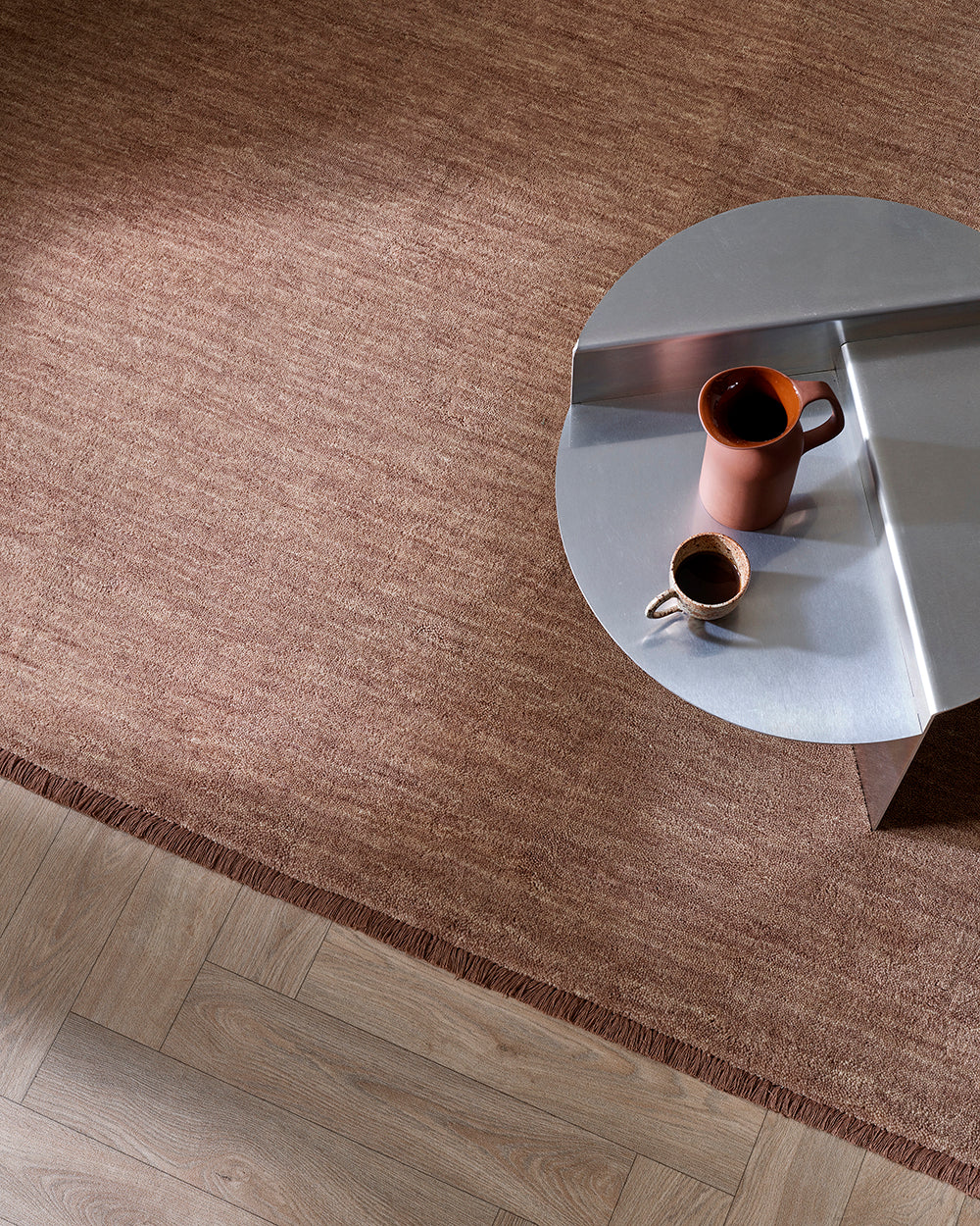 BAYA Sandringham Wool Rug - Rosewood