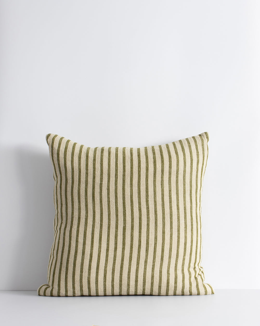 BAYA Spencer Cushion - Khaki/Natural