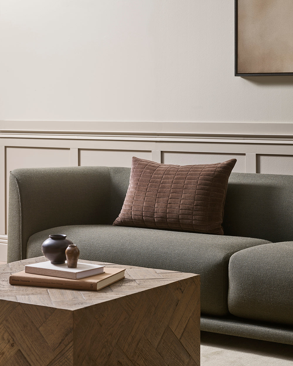 Turner Cushion - Chocolate