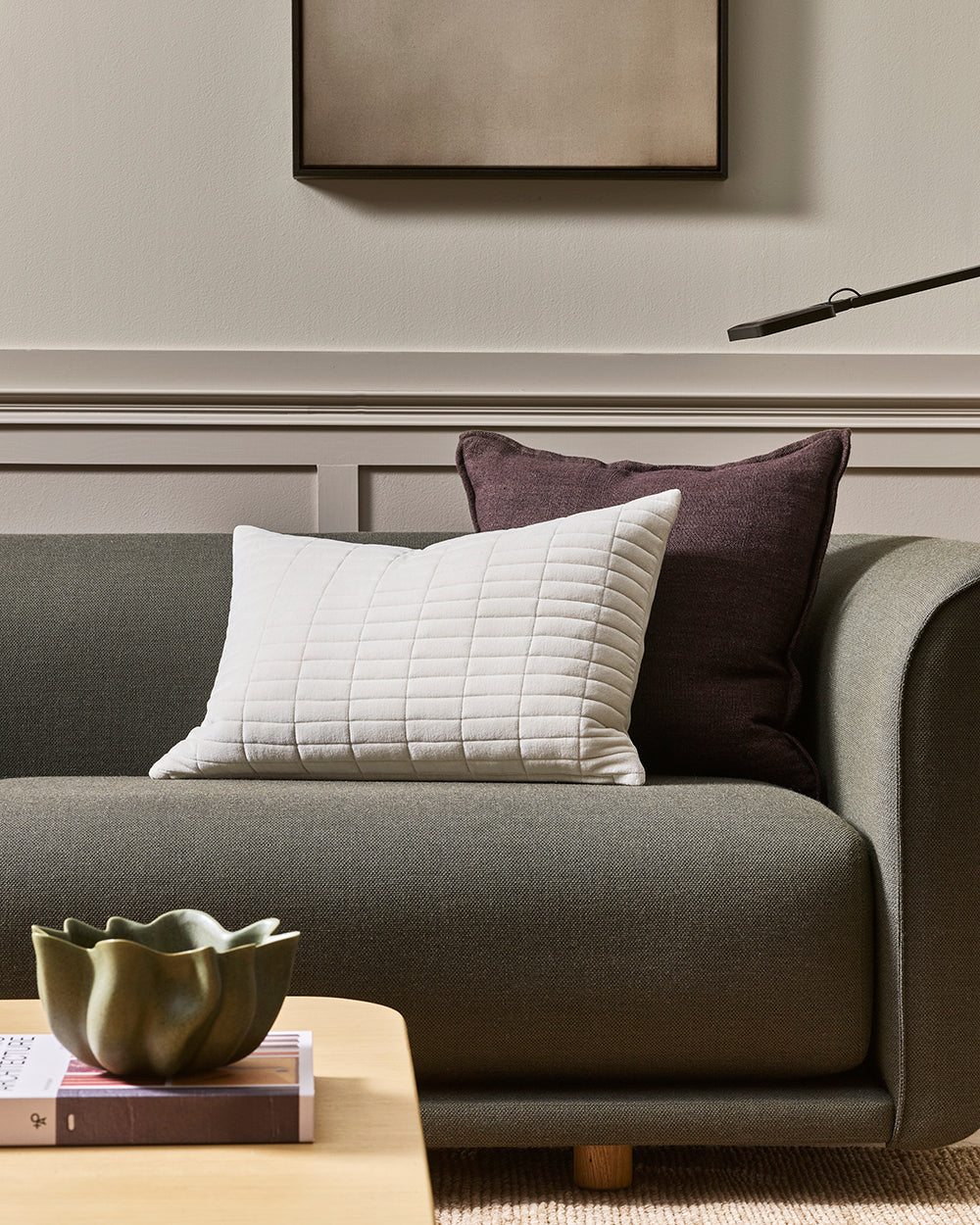 Turner Cushion - Ecru