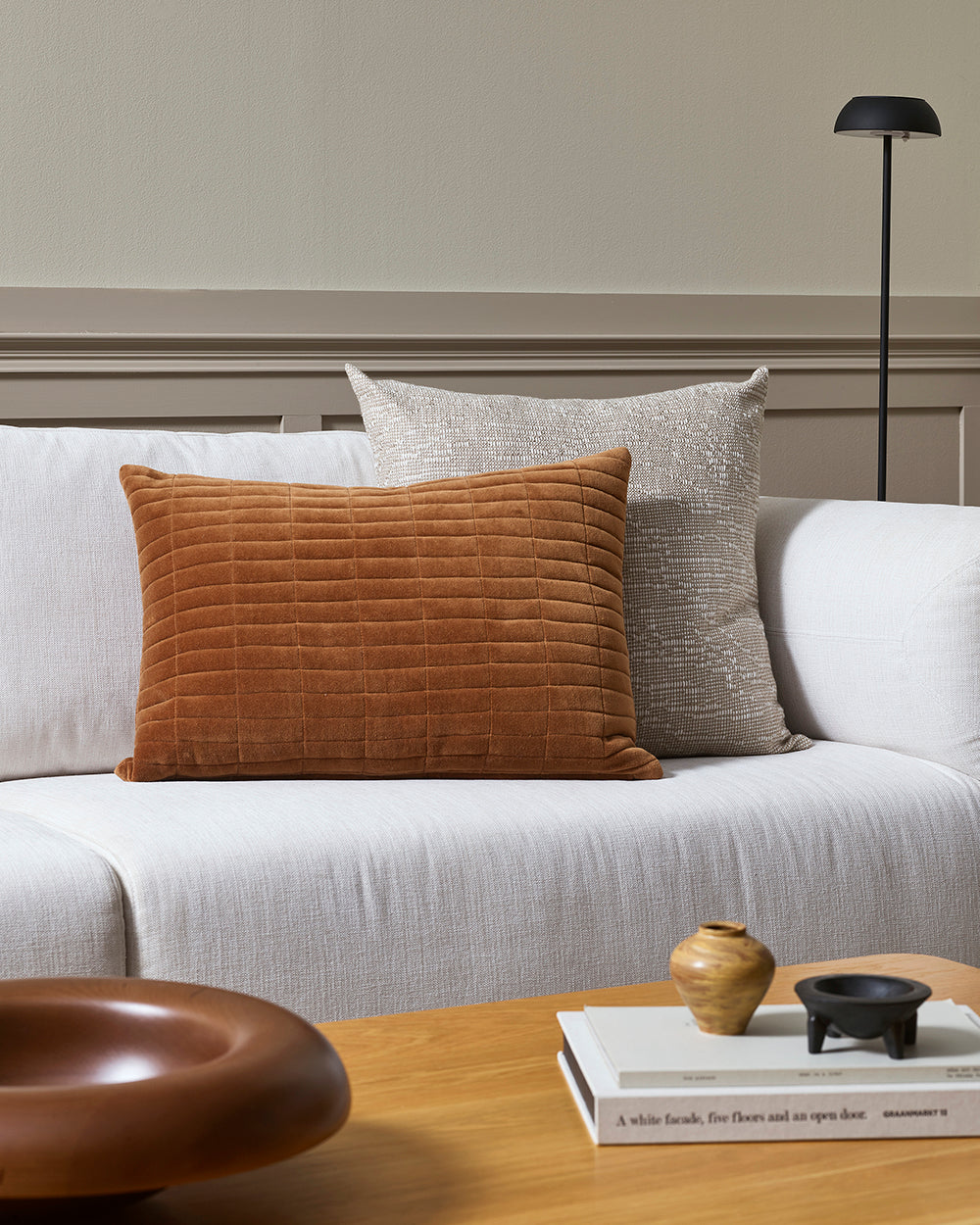 Turner Cushion - Tobacco