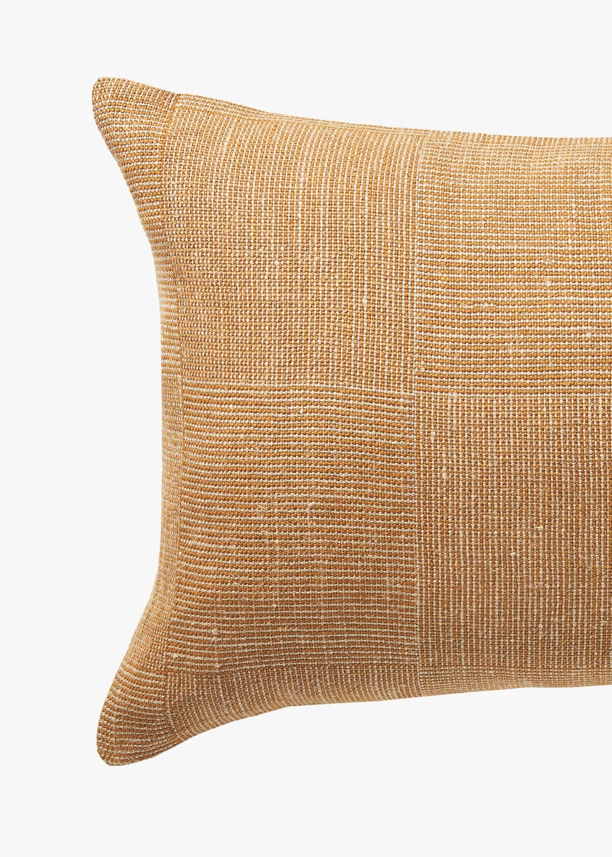 Vida Manuka Linen Rectangle Cushion 65 x 40cm – studio front | Rodwell & Astor