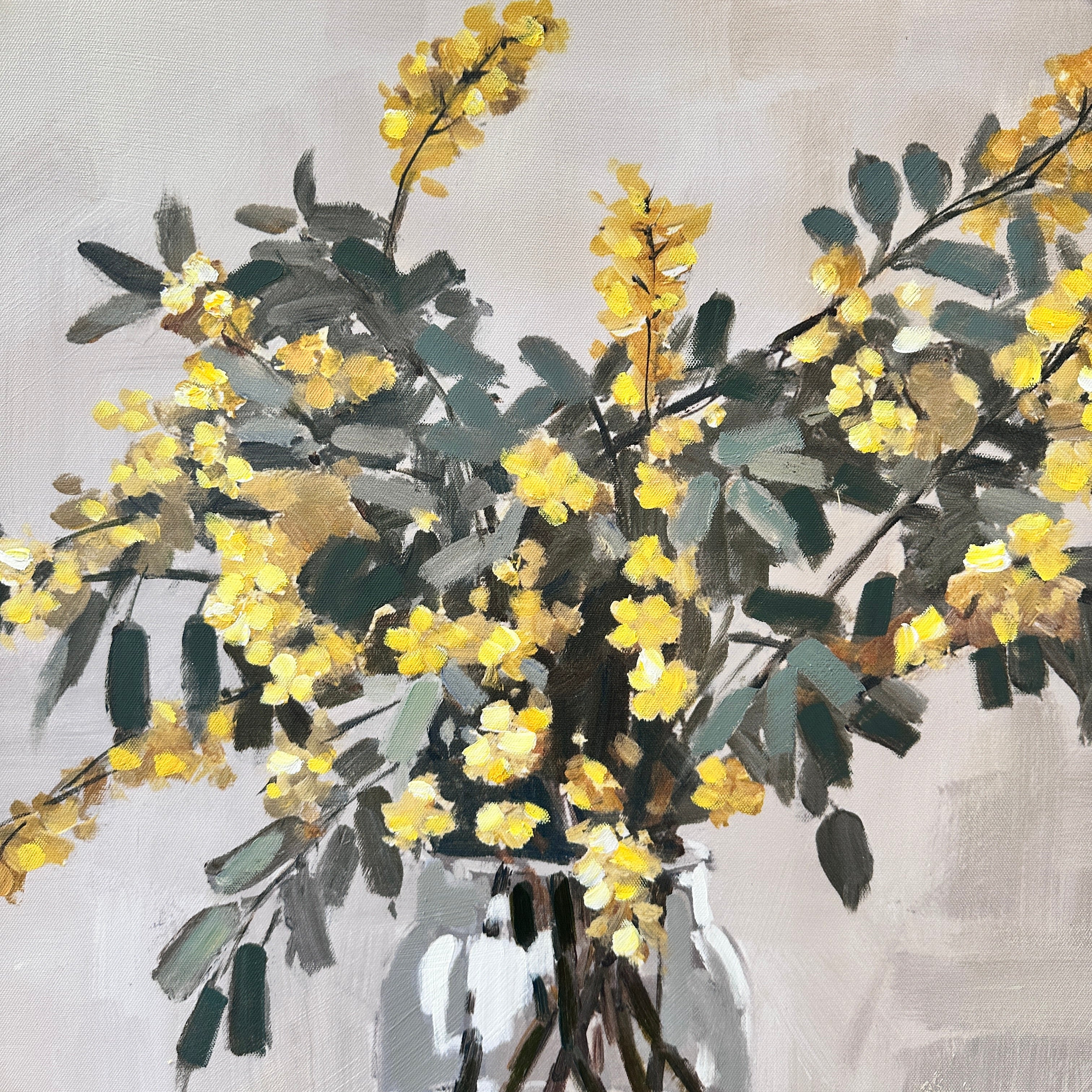 Wattle Wall Art 60 x 60cm