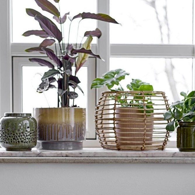 BLOOMINGVILLE Drip Glaze Planter