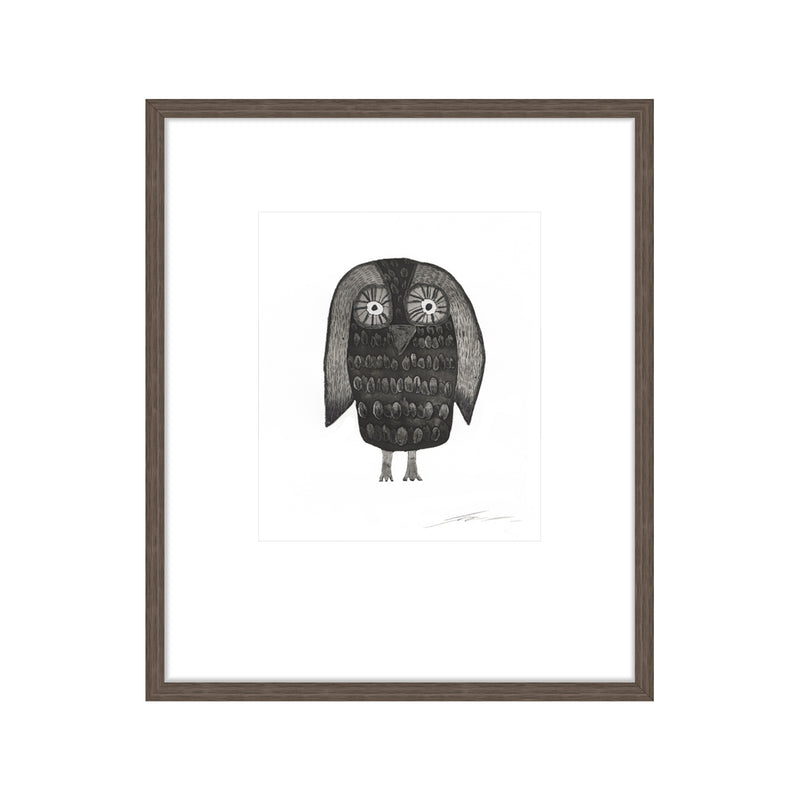 Rodwell and Astor - Holly The Owl - Framed Print
