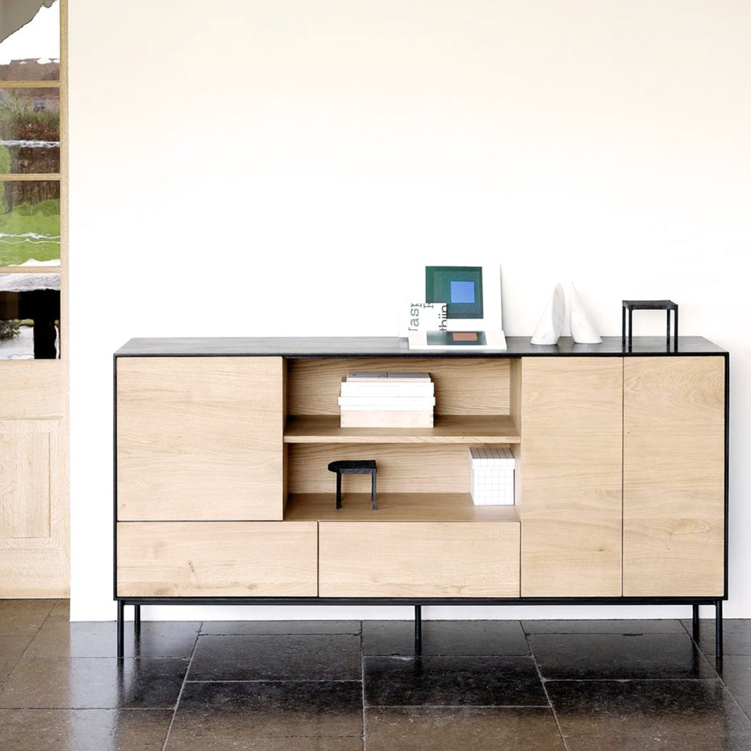 Blackbird Sideboard - Oak - 180 x 90cm Ethnicraft Rodwell and Astor Brunswick