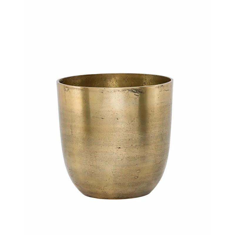 Antique Brass Ice Bucket or Planter