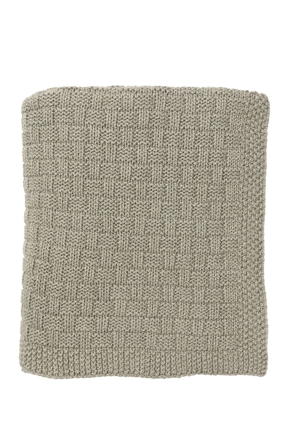 INDUS Basketweave Throw - Sage
