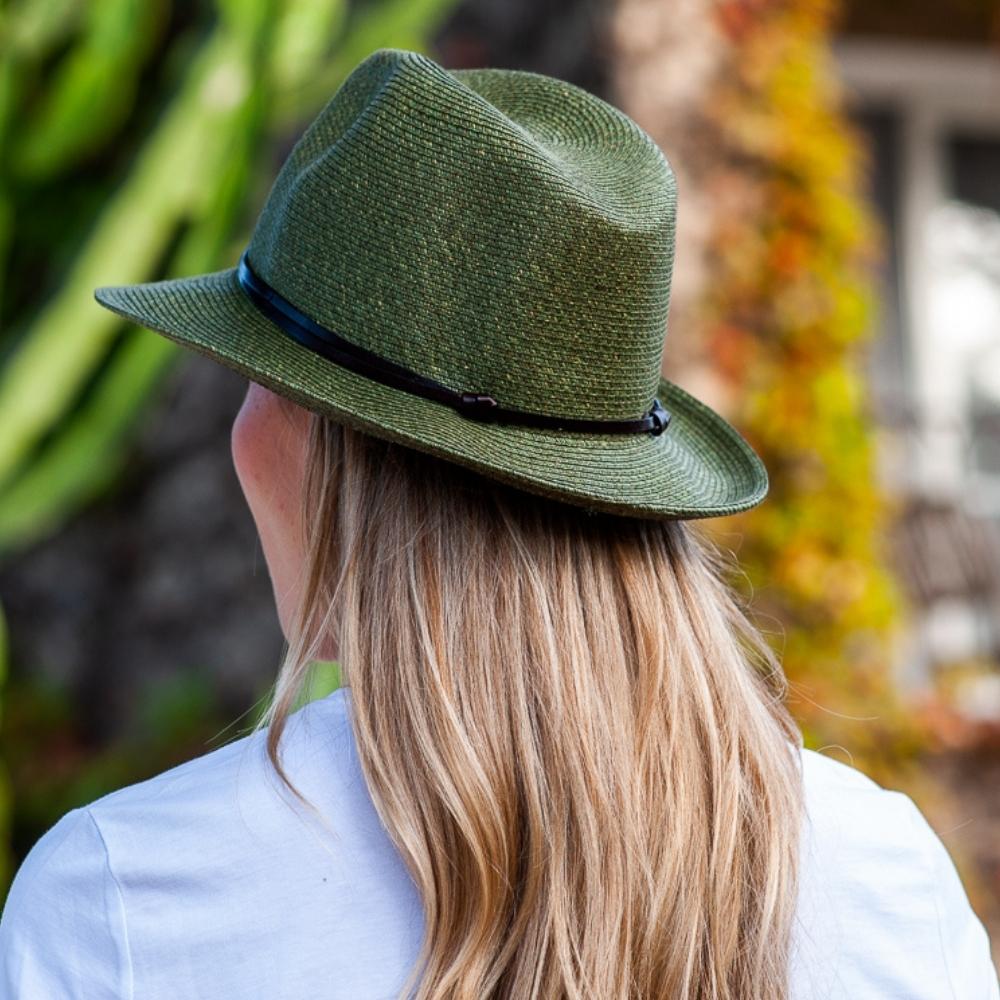 Rodwell and Astor Travaux en Cours - Borsalino Hat - Leather Strap - Army