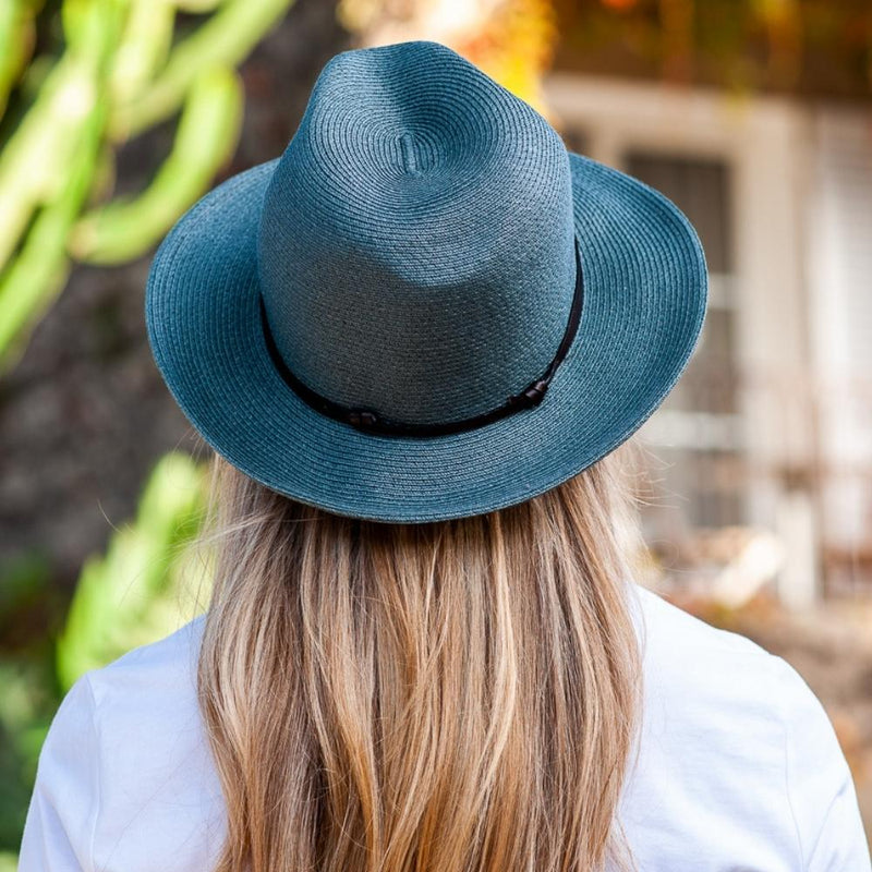 Travaux en Cours - Borsalino Hat - Leather Strap - Slate Rodwell and Astor