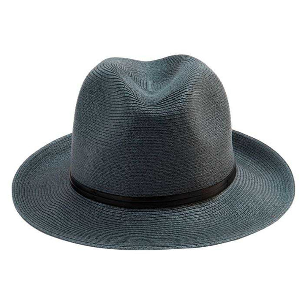 Travaux en Cours - Borsalino Hat - Leather Strap - Slate Rodwell and Astor