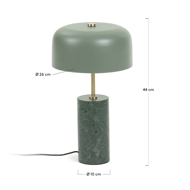 Broadway Green Marble Table Lamp - Rodwell&Astor