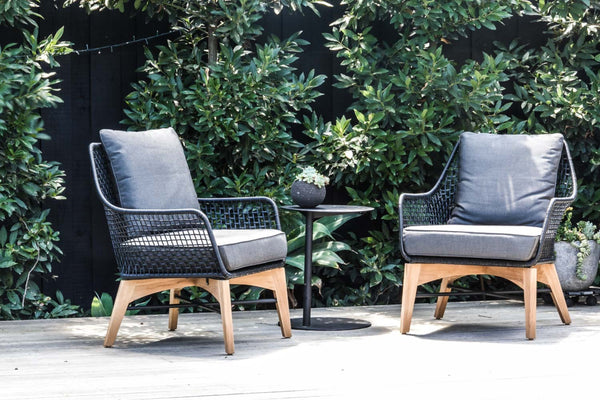 Rodwell and Astor - Cooper Indoor/Outdoor Side Table - Black