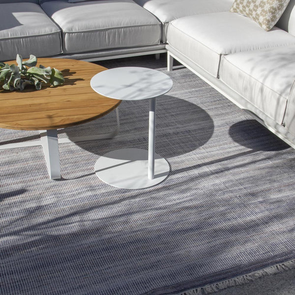 Rodwell and Astor - Copper Indoor/Outdoor Side Table - White