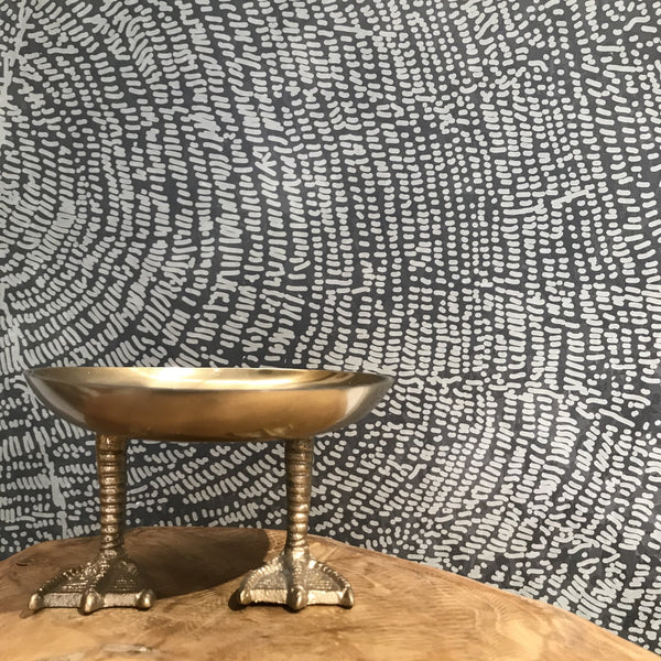 Duck Feet Dish with Brass Finish