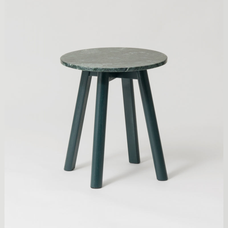 Rodwell and Astor - MIDDLE OF NOWHERE Enkel Marble Side Table - Dark Green
