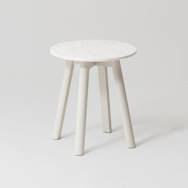 Rodwell and Astor - MIDDLE OF NOWHERE Enkel Marble Side Table - Mist