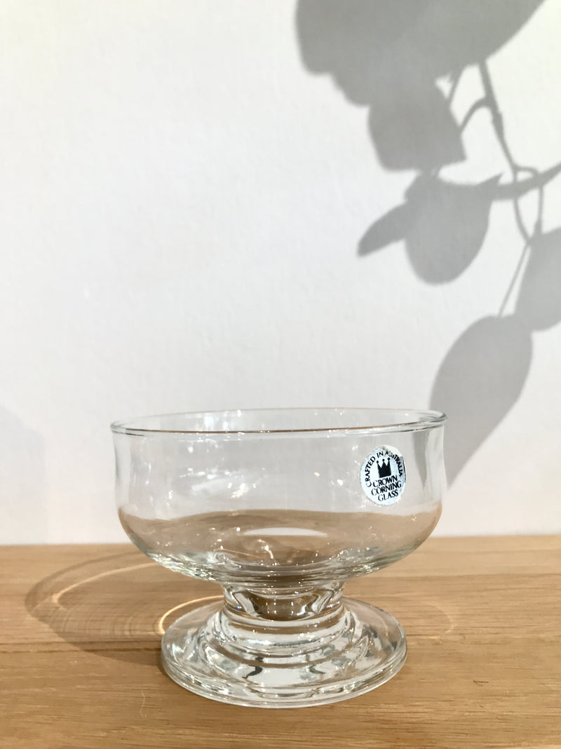 Vintage 'Fantasy' Footed Glass Coupe