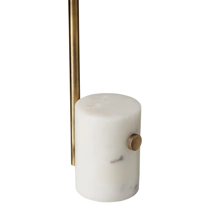 Fern Marble and Brass Table Lamp