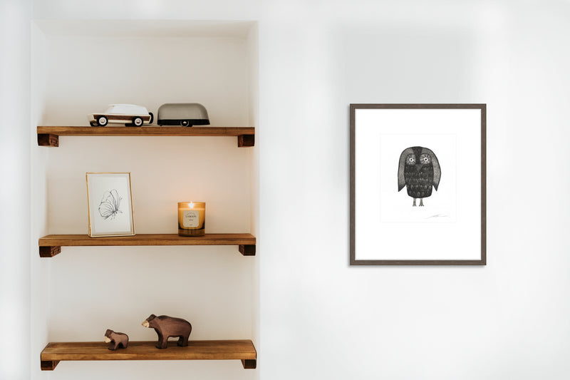 Rodwell and Astor - Holly The Owl - Framed Print