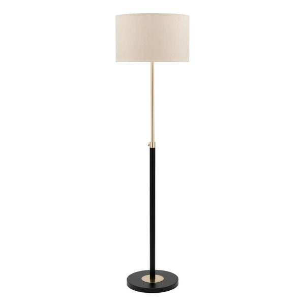 Ingrid Floor Lamp - Black & Brass - Rodwell & Astor