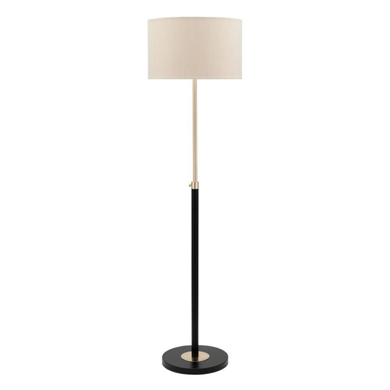 Ingrid Floor Lamp - Black & Brass - Rodwell & Astor